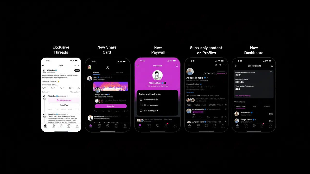 X'e tartışılan özellik geliyor: Gönderi arası abonelik teklifi devreye girecek